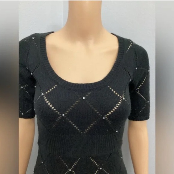 Betsey Johnson - Elegant Black Knit Dress - Picture 2 of 14